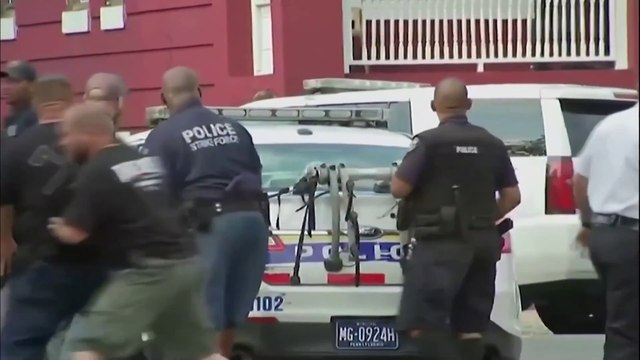 Officers Injured! Philadelphia Shooting Chaos Captured on Home Surveillance Camera!!