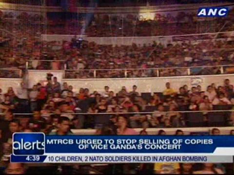 MTRCB urged to stop selling of copies of Vice Ganda's concert