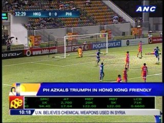 Azkals beat HK for the first time