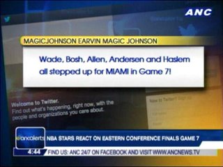 NBA stars react after Game 7 of East finals