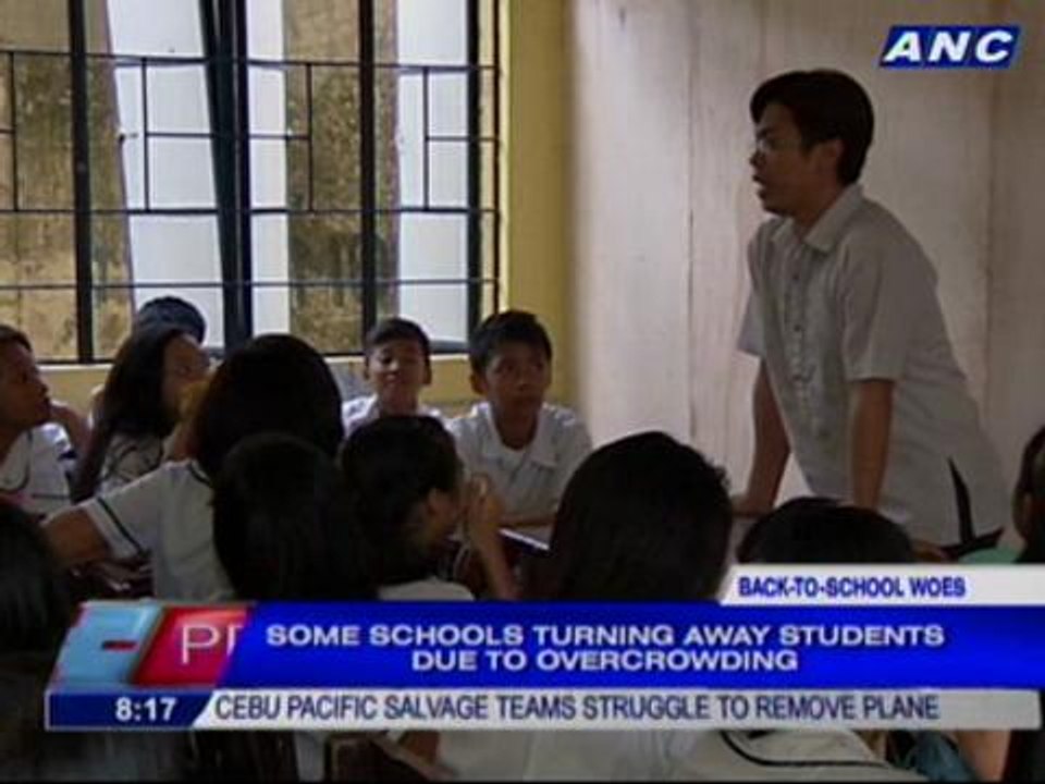 Some schools turning away students due to overcrowding