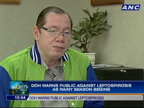 DOH warns public vs leptospirosis as rainy season begins