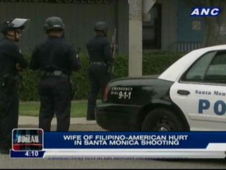 Télécharger la video: Wife of Filipino-American hurt in Santa Monica shooting