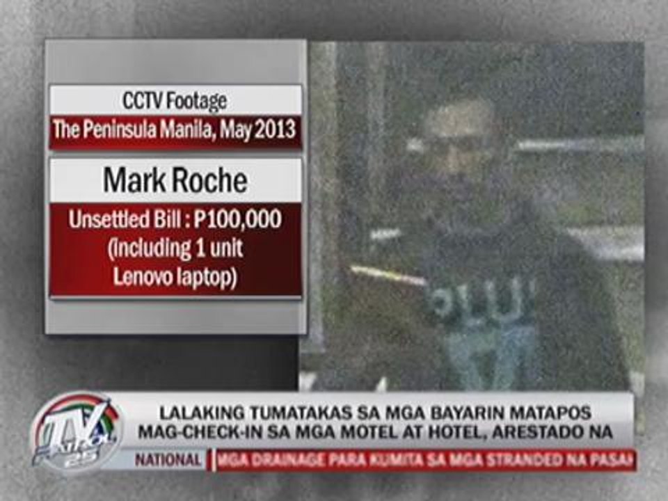 Indie actor nabbed over unpaid motel bills