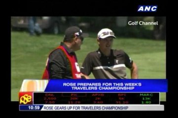 Justin Rose prepares for Traveler's championship