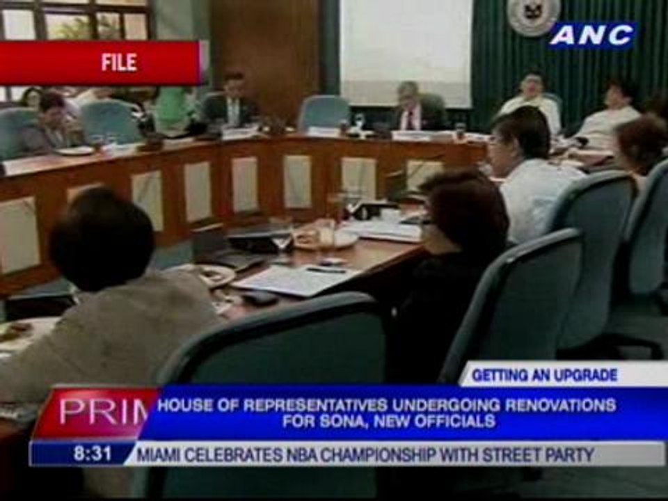 House of Representatives undergoing renovations for SONA, new officials