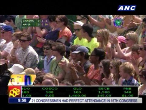 Djokovic eases into Wimbledon 2nd round