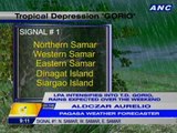 LPA intensified into T.D. Gorio; rains expected over the weekend