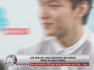 'Butt dancing' Lee Min Ho all set for PH concert