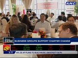 Business groups support charter change
