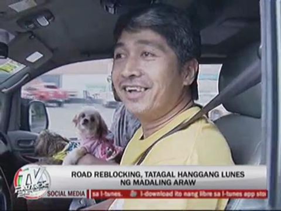 Road reblocking stalls EDSA traffic