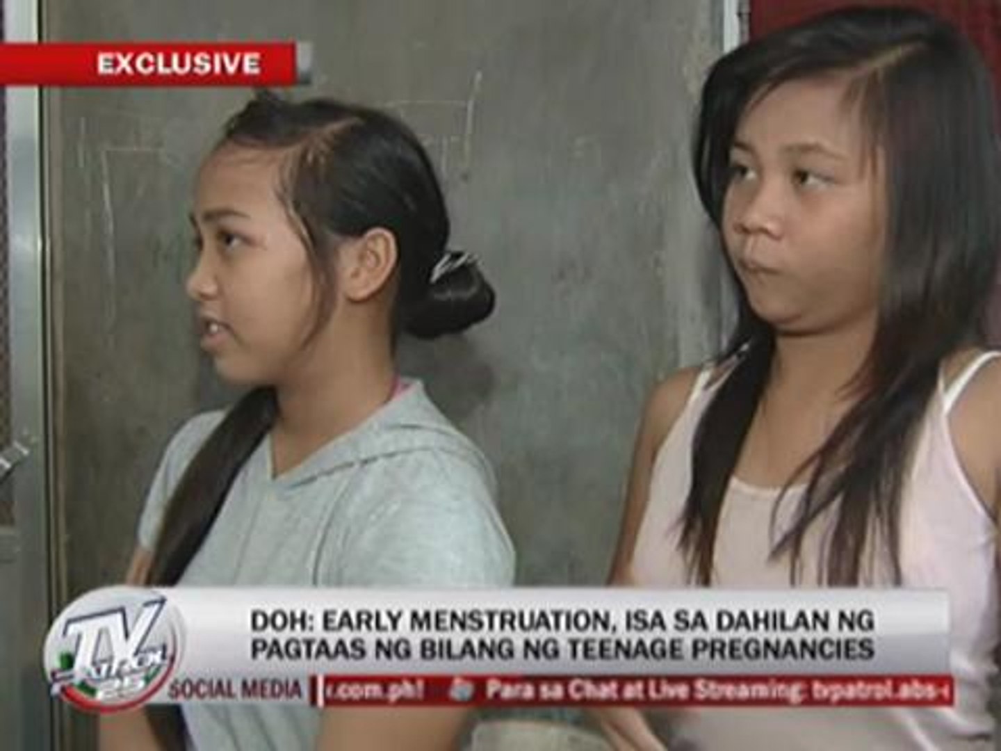 ⁣DOH: Early menstruation linked to rise in teen pregnancies