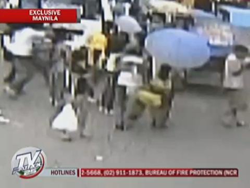 EXCL: Wild chase for snatcher caught on CCTV