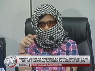 Rescued kidnap victim recounts ordeal