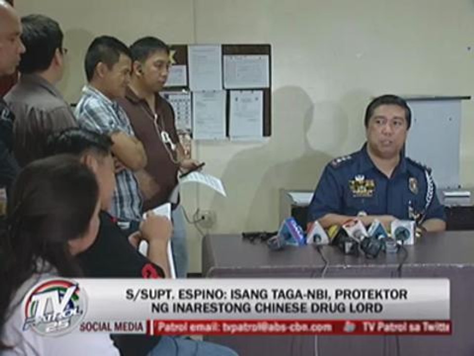 NBI agent accused of protecting drug lord