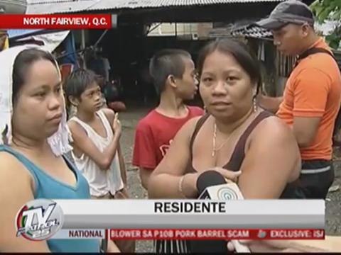 Heavy rains trigger floods in Quezon City
