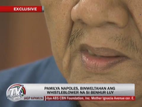 Napoles family tags Luy as PDAF scam mastermind