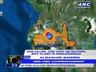 1 killed, 1 hurt in Maguindanao clash