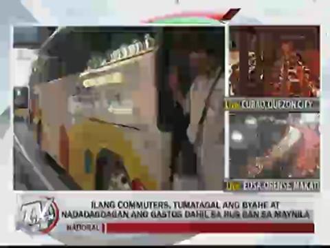 Commuters share woes over bus ban