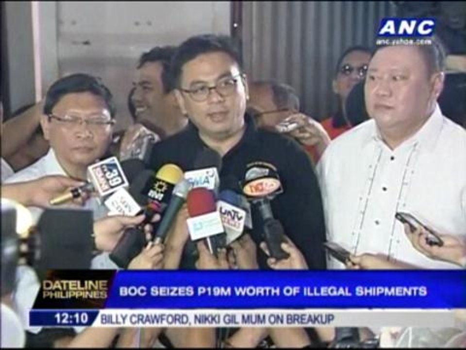 Customs seizes P19-M worth of contraband in Manila