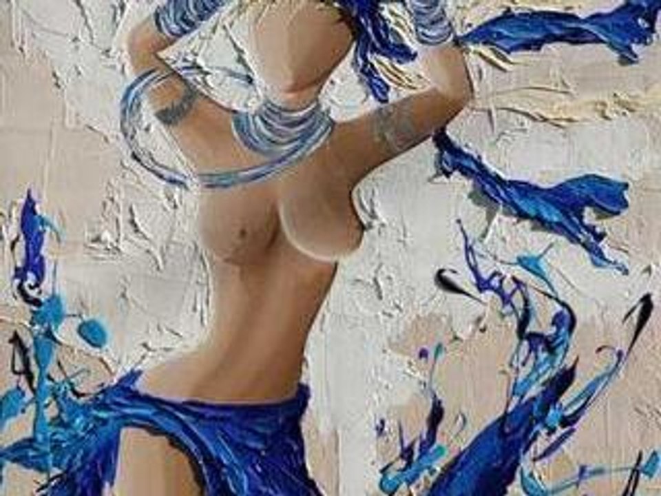 La danseuse bleue Toile cotée réf 2020