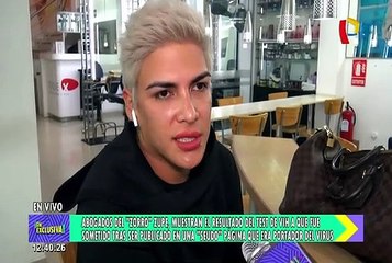 'Zorro Zupe' reveló resultados de prueba de VIH a la que se sometió