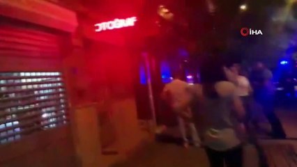 Gemlik İstiklâl Caddesinde iş yeri yangını