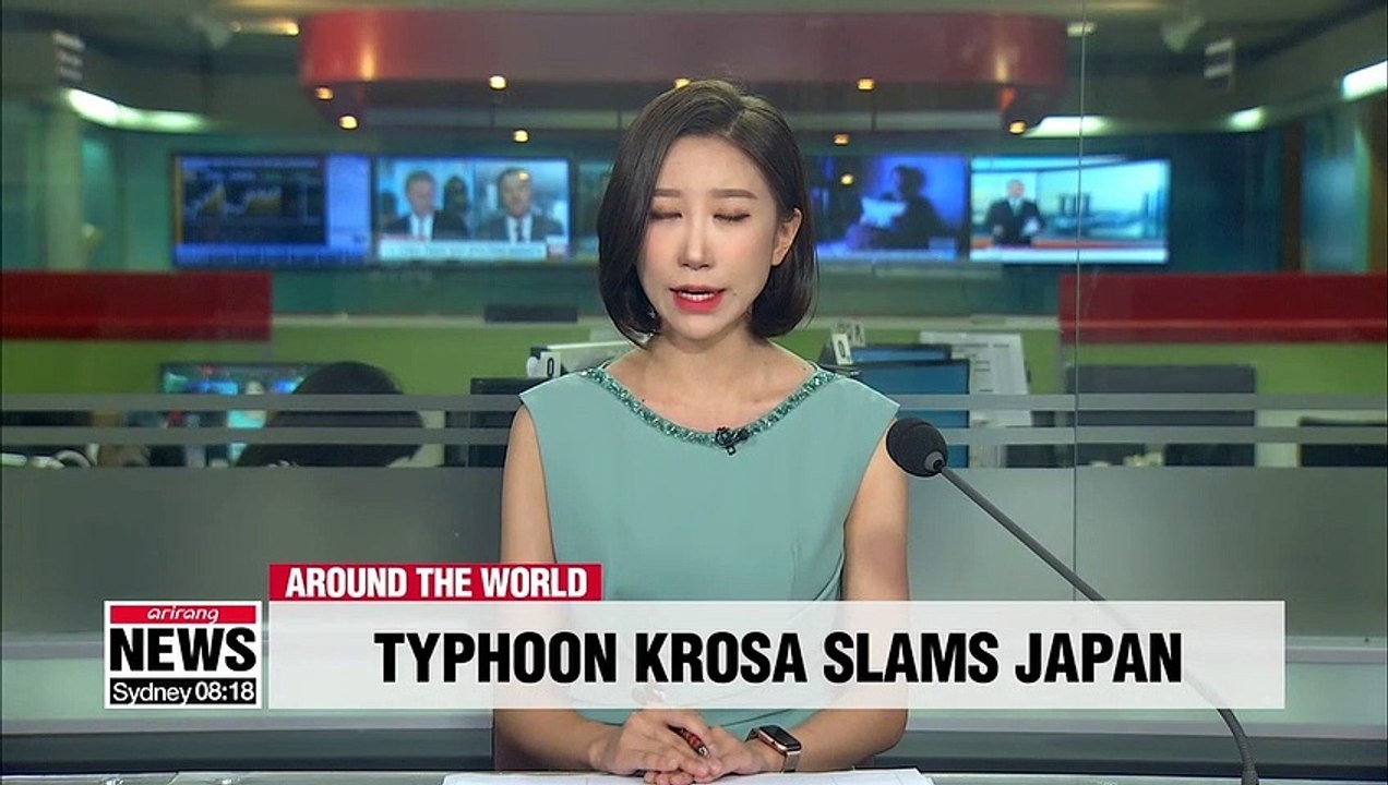 Typhoon Krosa kills one, injures more than 30 in western Japan