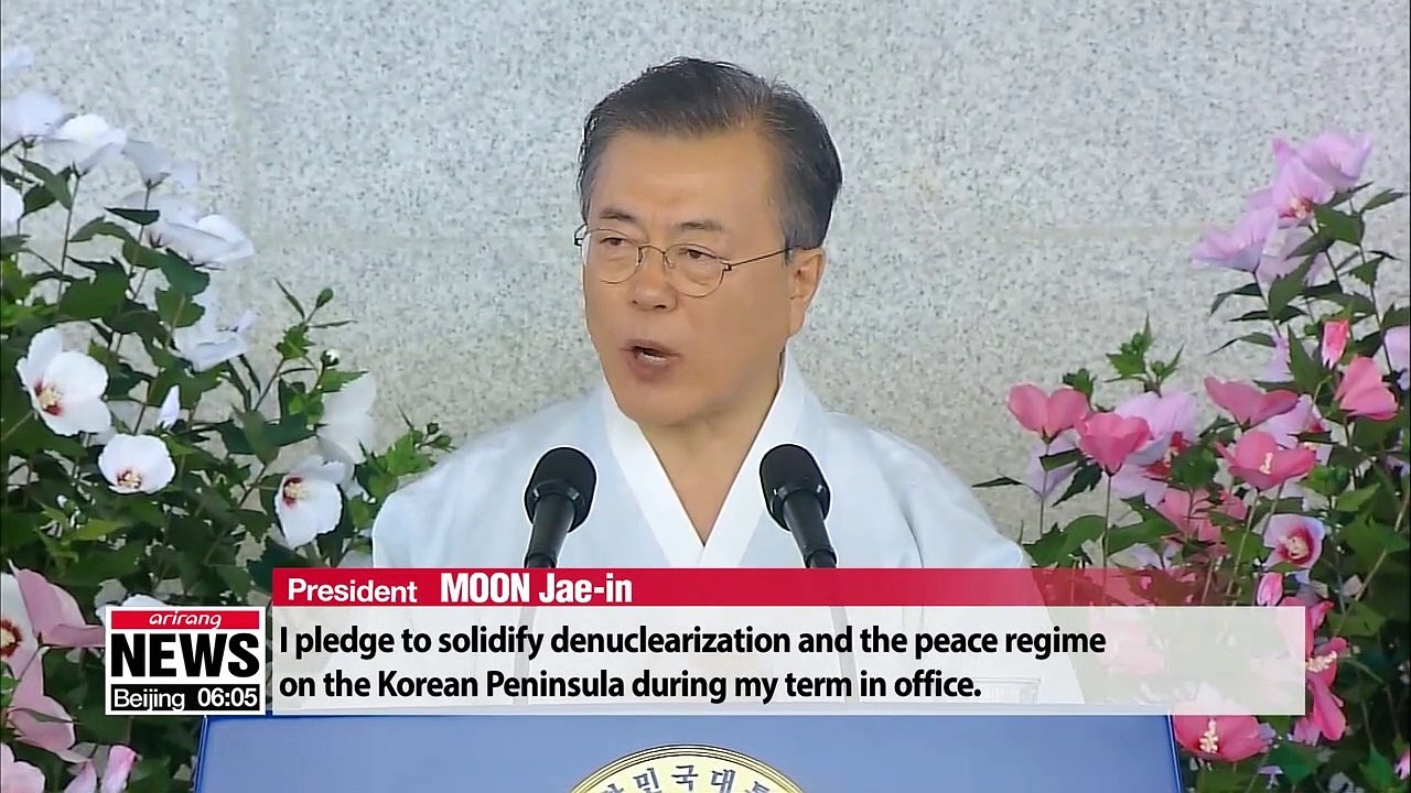 Moon pledges to establish prosperous 'peace economy'