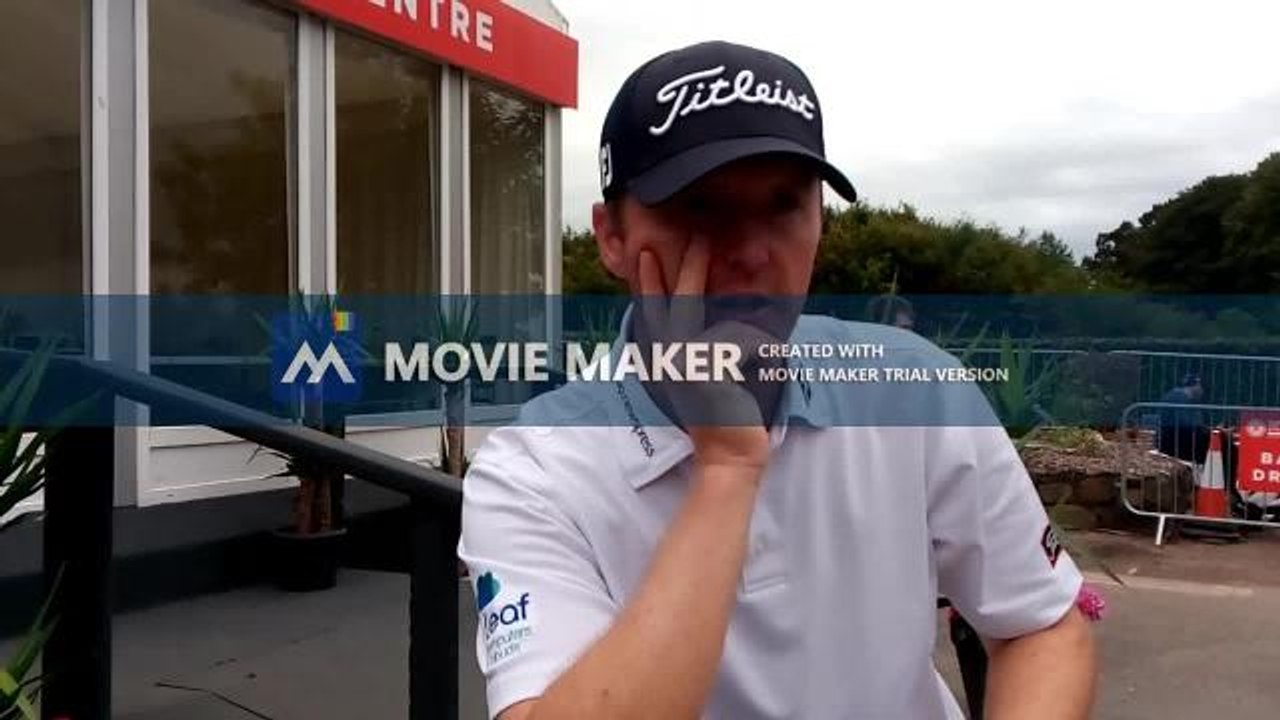 Michael Hoey gives his reaction to his opening round at the ISPS Handa World Invitational