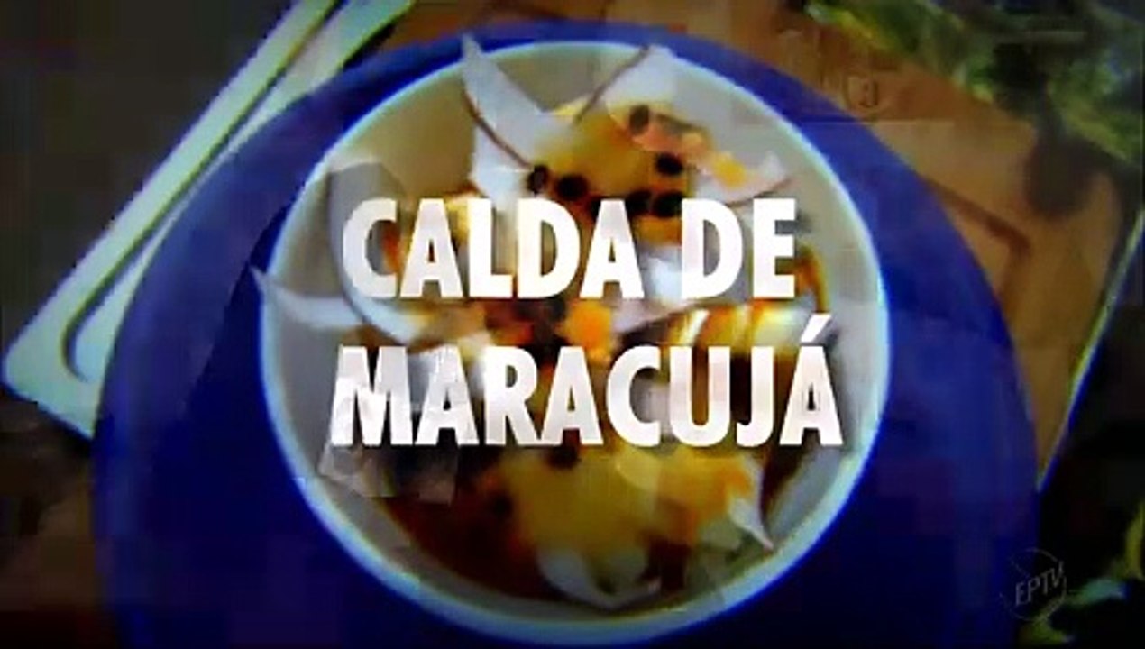 Calda de maracujá para sorvete