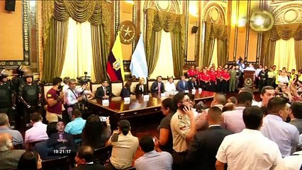 Alcaldesa de Guayaquil y Ministra del interior firmaron plan "Más Seguridad"