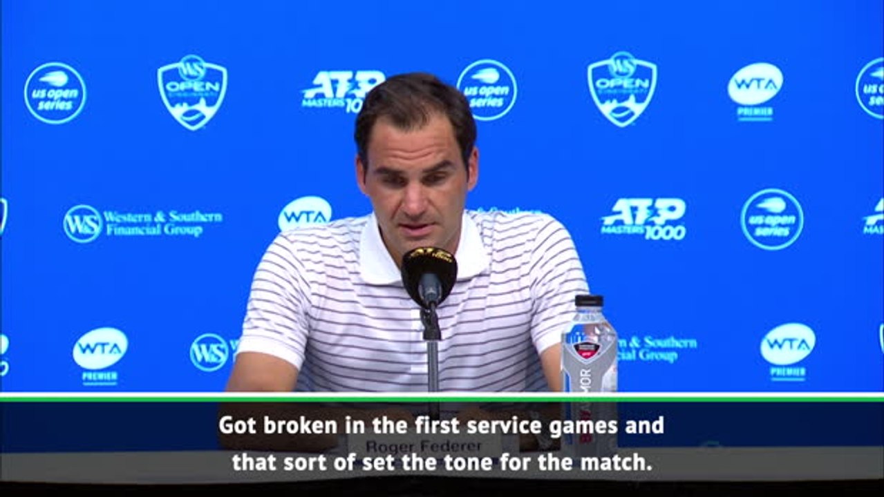 Federer impressed with Rublev after shock Cincinnati loss