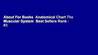 About For Books  Anatomical Chart The Muscular System  Best Sellers Rank : #3