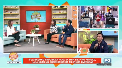 ON THE SPOT: Mga bagong programa para sa mga Filipino abroad, ilulunsad ng CFO