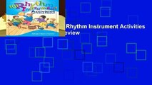 About For Books  101 Rhythm Instrument Activities for Young Children  Review