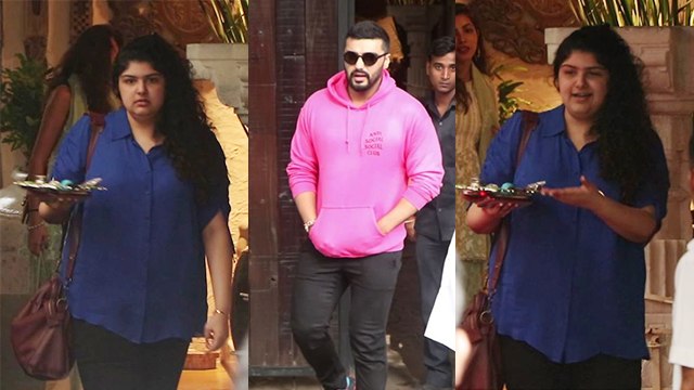 Arjun Kapoor celebrates Raksha Bandhan with sister Anshula Kapoor; Watch Video | FilmBeat