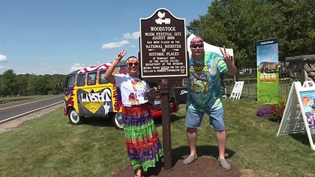 Los hippies originales vuelven a Woodstock en su 50 aniversario