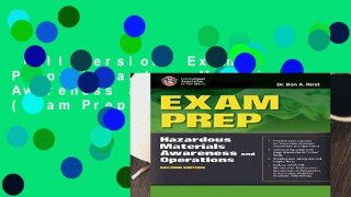 Full version  Exam Prep: Hazardous Materials Awareness and Operations (Exam Prep: Hazardous