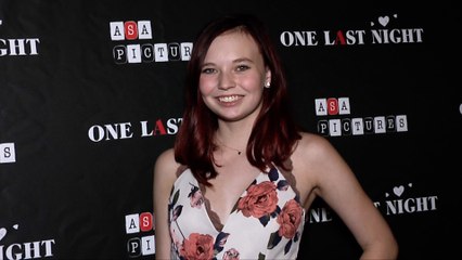 Tessa Freberg "One Last Night" Premiere Red Carpet