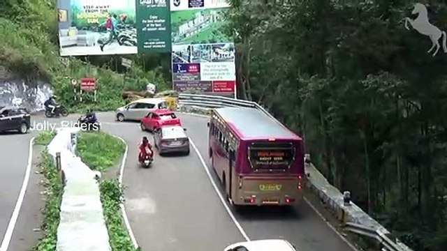 TNSTC LONG BUS Turning in Hairpin Bend Private Bus Turning Car Problem Drive To Two Wheeler