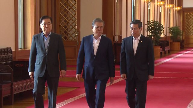 靑 NSC 北 발사체, 한반도 긴장 고조 우려...중단 촉구 / YTN