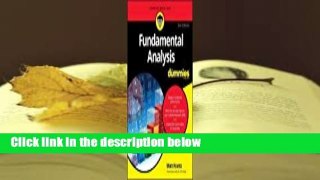 Full E-book  Fundamental Analysis for Dummies Complete