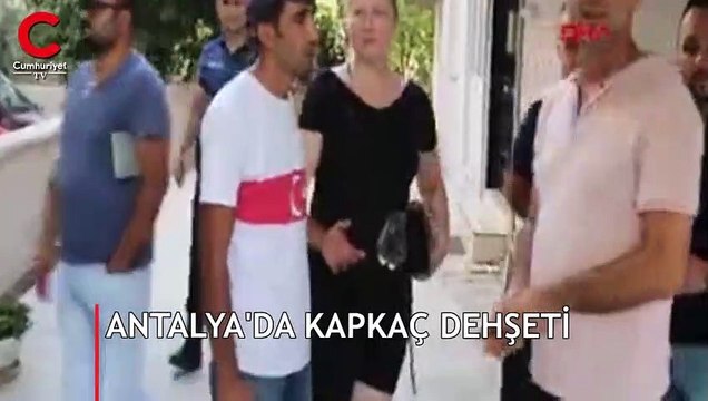 Tatile geldiği Antalya'da dehşeti yaşadı! Çığlığına polis ekipleri yetişti