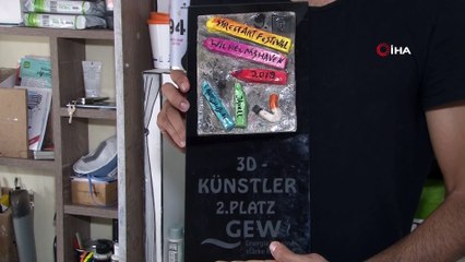Türk 3D sokak sanatçısından uluslararası başarı