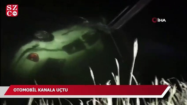Otomobil kanala uçtu; uzman çavuş öldü, kız arkadaşı aranıyor
