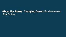 About For Books  Changing Desert Environments  For Online