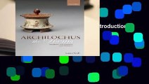 [Read] Archilochus: The Poems: Introduction, Text, Translation, and Commentary  Best Sellers Rank