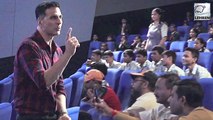 Akshay Kumar's Cute Conversation With Students Watching Mission Mangal