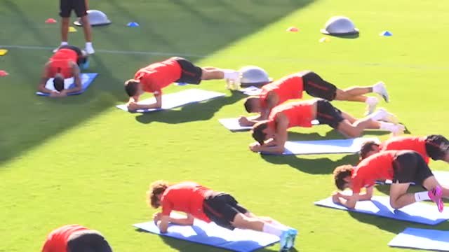 El Atlético prepara el debut liguero ante el Getafe